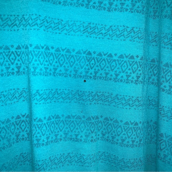 Teal Green Tank Top Women’s 2X Flowy Loose Fit Spring Summer Shirt Blouse Beach - Picture 5 of 7